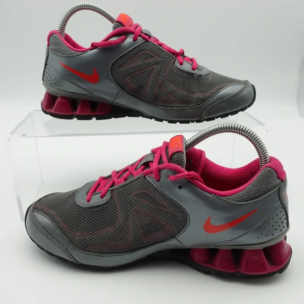 Nike Reax Run 7 Women Size 7.5 Shoes Pink Running Sneakers Mesh Training Lace Up